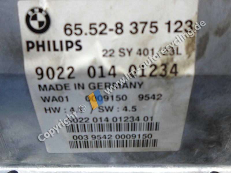 Navisystem Kpl 65528375123 BMW 7-Er (E38) (94-01) BJ: 1996